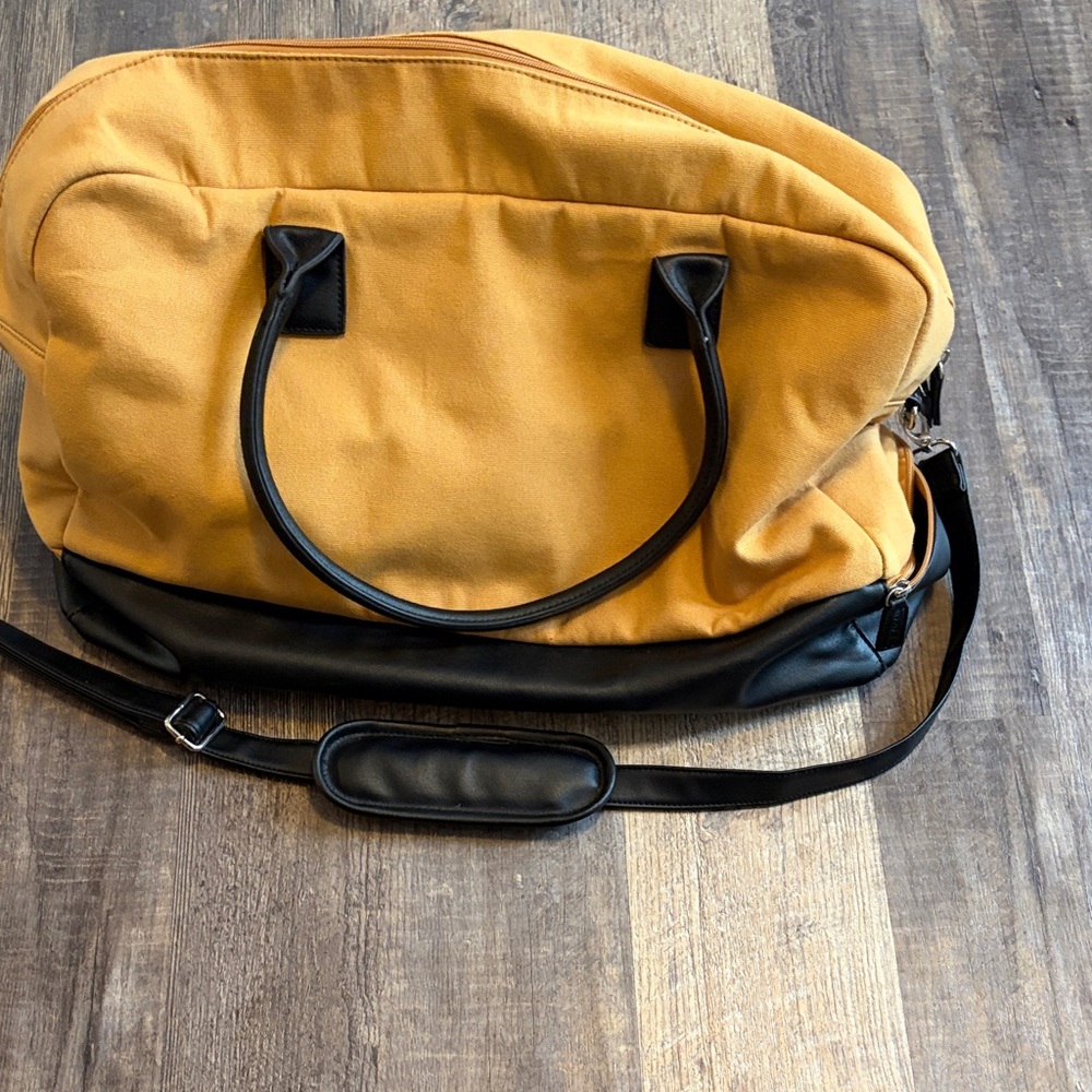 Stylish Yellow and Black Tote Bag